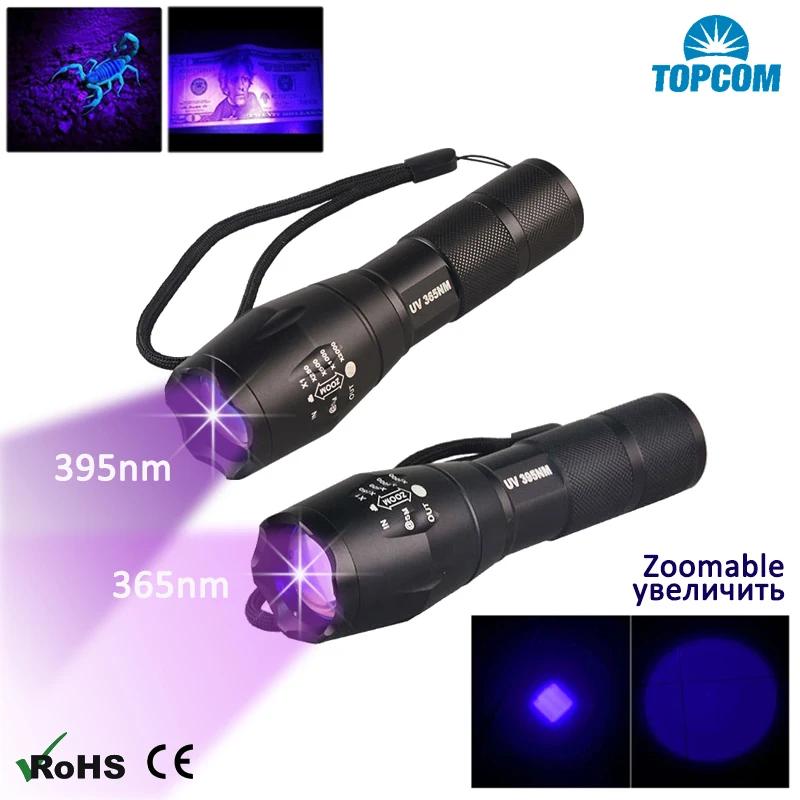 Topcom 3W Zoomable ڿܼ 365nm 395nm LED ڿܼ ..